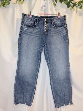 Silver Jeans Straight-Leg Button-Fly Jeans - Blue Wash